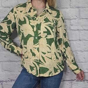 Mango textured satin blouse